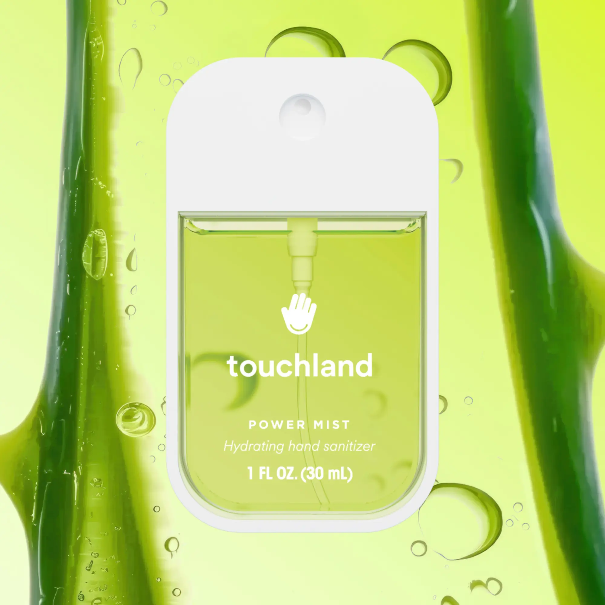 Touchland Aloe You Power Mist Hand Sanitizer, Fresh, Hydrating, Sanitizing & Delicately Scented, 1 Fl Oz Touchland Aloe You Power Mist Hand Sanitizer, Fresh, Hydrating, Sanitizing & Delicately Scented, 1 Fl Oz