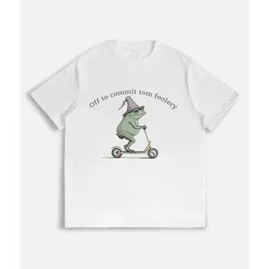 Frog T-Shirt Funny Weirdcore Saying Graphic Tee, Unique Sarcastic Meme Shirt for Adults Men and Women, 100% Cotton Unisex Crewneck Short Sleeve, Internet Humor Streetwear Top, Quirky Aesthetic Outfit, TikTok Search Optimized Viral Gift for Everyday Casual