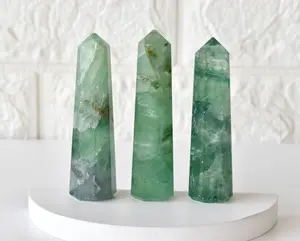 Obelisk | Green Fluorite | Crystal Tower | Crystal Point