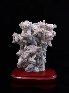 Rare Amethyst Solar Quartz Calcite Covered Stalactic Mineral Specimen Lavender Chalcedony Okenite Large Healing Crystal Stand Cave Stone