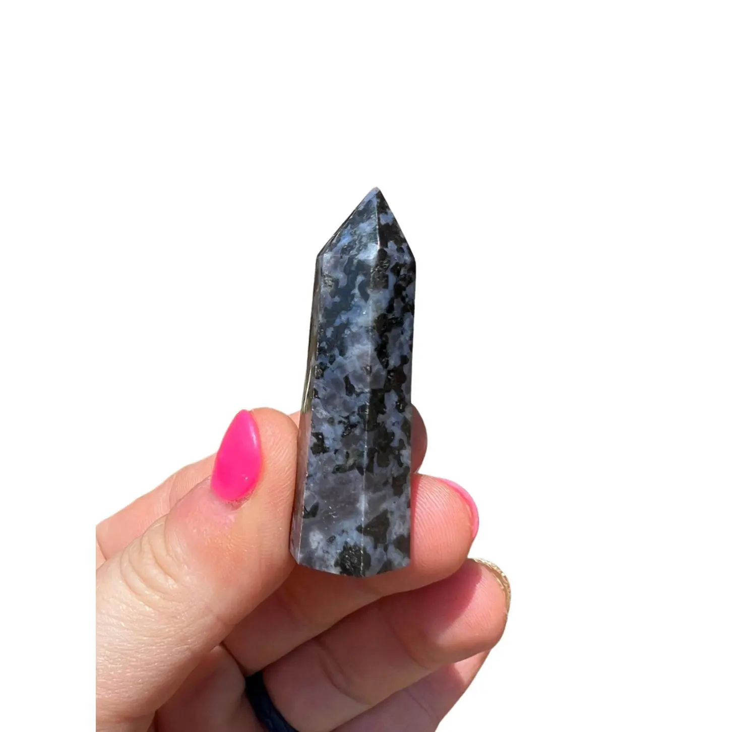 Indigo Gabbro Point (Mystic Merlinite)