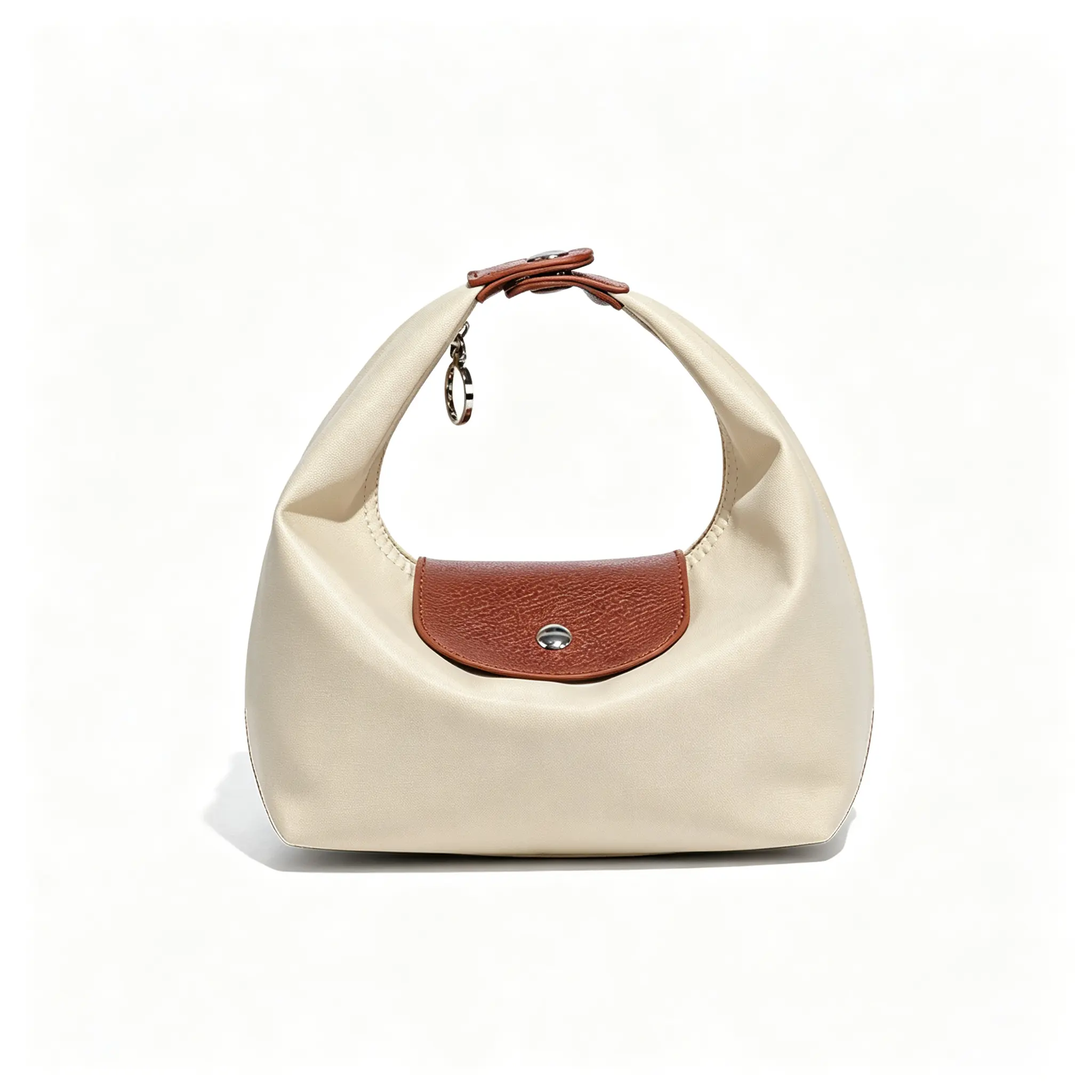 2026 New Waterproof Nylon Lunch Bag – Unique Design – Versatile Casual Handheld & Shoulder "Dumpling" Bag for Women