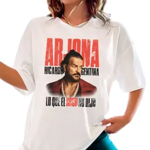 Ricardo Arjona Argentina Tour 2026 Shirt, Latin Pop Concert Portrait Style, Music Tour TShirt for Woman And Man Fans