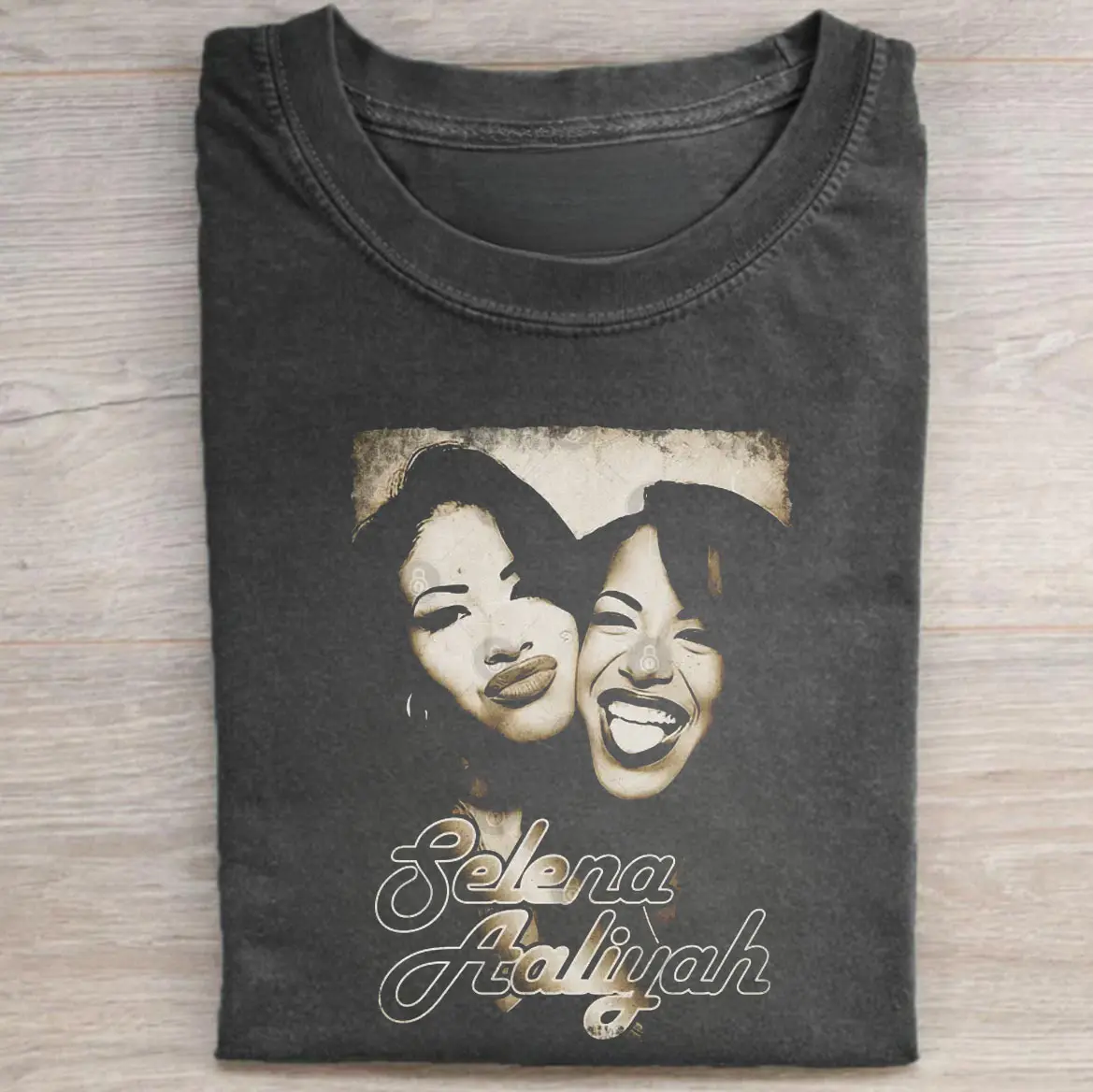 Vintage Selena And Aaliyah 80s 90s Graphic Tee - Selena Graphic Tee - Queen Of R&B Shirt - Aaliyah Vintage Graphic Tees - Gift Shirt - Unisex Cotton - Queen Singer - Music Fan Shirt - 90's R&B - Top Menswear Womenwear Streetwear Clothing