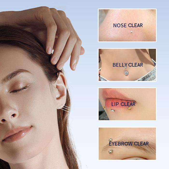 Piercing Hole Cleaning Kit, Earrings Hole Cleaner, Ear Hole Cleaning Lines, Pierced Aftercare Care Kit