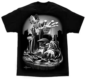 Joka Jams DJ Joker Turntables Homies Chicano Art David Gonzales DGA T Shirt