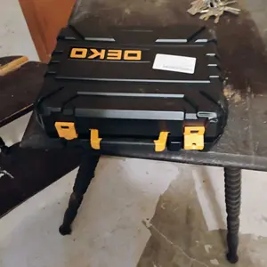 DEKO 8V Cordless Drill Set – 126-Piece Home Tool Kit With Storage Case, DIY Power Tools For Fence Work, Home Décor, Furniture Assembly & Everyday Repairs