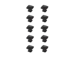 Elegant Decor KB2023-ORB-10PK 1.2 in. Marcel Oil-Rubbed Bronze Square Knob, Set of 10