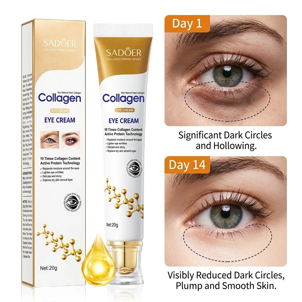 Fast-acting anti-wrinkle eye cream, specially formulated toreduce dark circles; daily anti-aging eye cream thateffectively combats fine lines, wrinkles, and dark spots, 20g