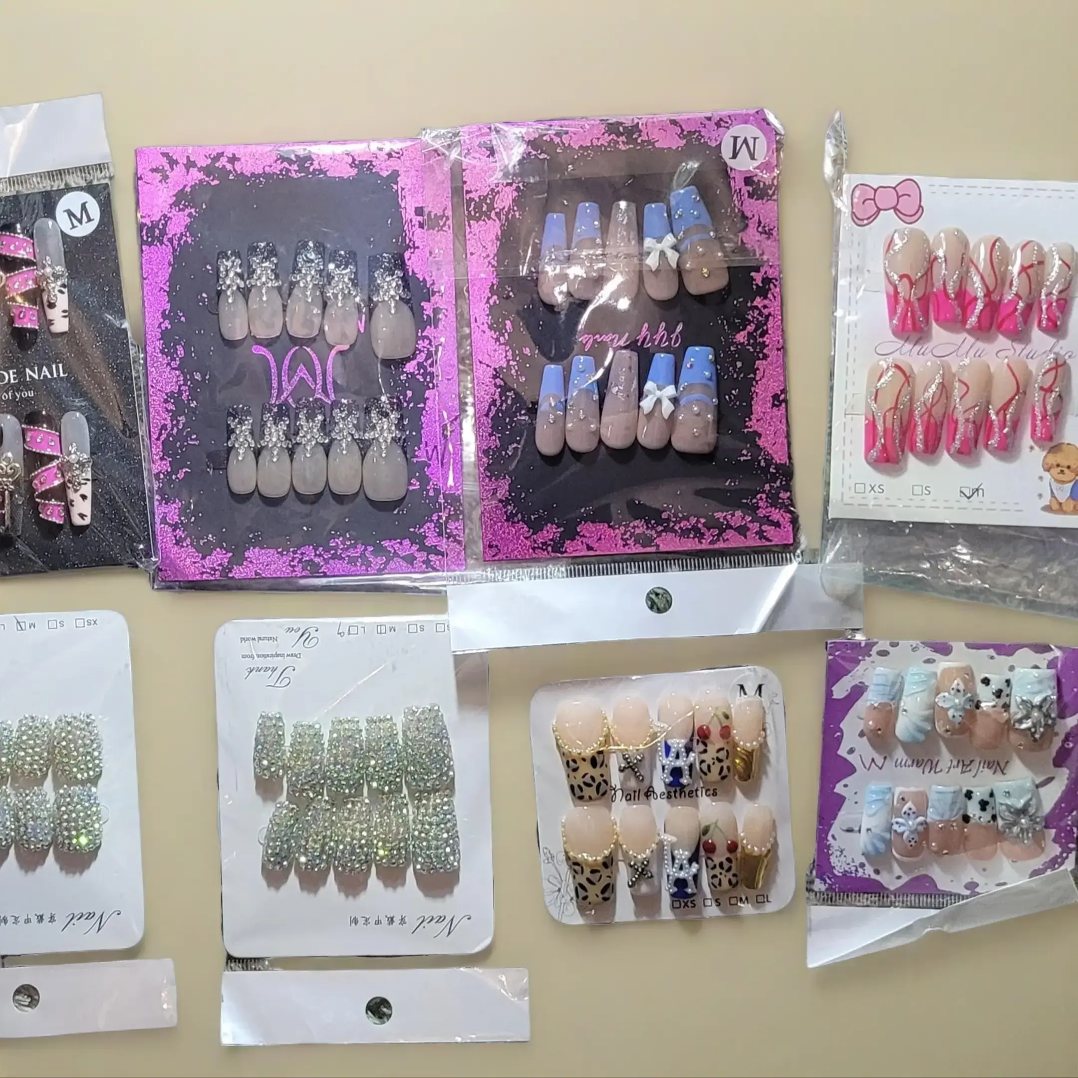 BLING BLING FLASHY press on nails