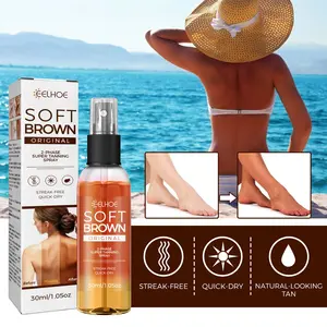 EELHOE Tanning Spray Natural Glow Bronzing Mist with Sunflower Hazelnut Walnut Oils for Deep Tan Fast Absorption Summer Beach Look Body Care Bronze norvell self tan