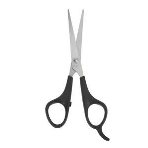 VOCOSTE Stainless Steel 6 Inch Straight Scissors for Long Short Thick Hard Soft Hair for Men Women Silver Tone