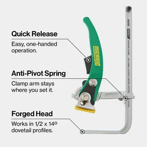MatchFit Dovetail Ratchet Clamp AP - The fastest and most versatile ratchet clamp ever.