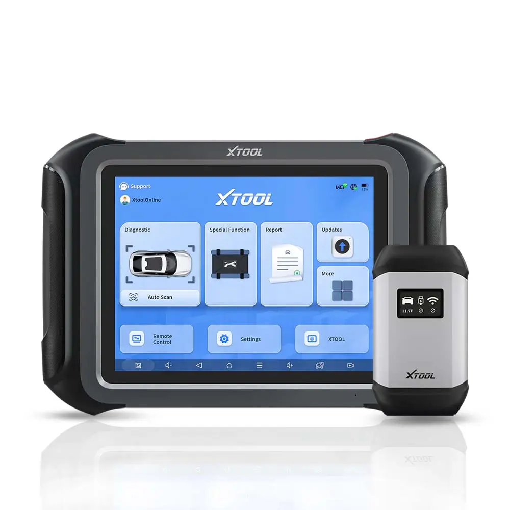 XTOOL D9 MAX Full System Automotive Scan Tool - Android UI Touch Screen Tablet, J2534 Compatible, Multi-Vehicle Programming Car Diagnostic Tool