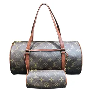 Pre-owned Louis Vuitton Canvas Shoulder Bags Papillon Monogram Tote Bag