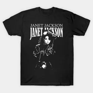 Janet Jackson Classic T-shirt, Janet Jackson Unisex T-shirt, jackson Tees, janet, Cotton, Casual, Fashion, Menswear, Retro, Streetwear, Top, Vintage, Classic, Stylish, Basic, Fantastic, Gift For Her