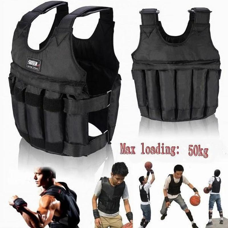 IronFlex™ Adjustable Weighted Vest: 20-110 lbs Workout Gear for Men