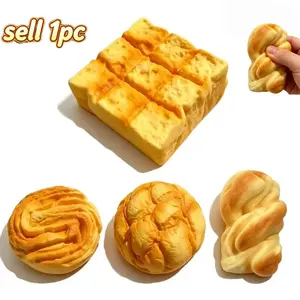 Giant Bread Squishy - Slow Rising Squishy with Handmade Bread Scent, Stress Relief Fidget Toy, Party Favor Gift, Stocking Stuffer