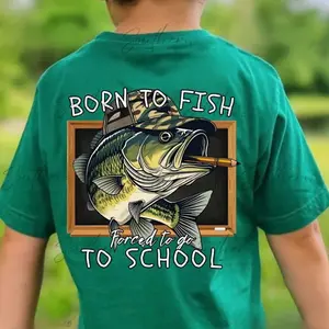 Born to Fish Boy’s Youth&Adult Shirt, graphic tees country boy clothes, boys clothing, toddler boy clothing stuff, southern boy clothes