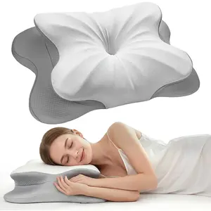 Rainbow Pillow—FREE Cooling Pillowcase - Ergonomic Cervical Pillow +Adjustable Height with Cooling Pillowcase for Side Back & Dual Certified Baby Safe Memory Foam Pillow, OEKO-TEX & CertiPUR-US Odorless Pillow