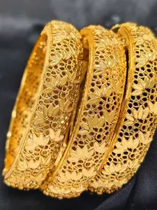 Elegant Hollow Out Bracelets for Women, Handmade Fashion Jewelry Set, Luxury Bridal Accessories, African Wedding Bangle