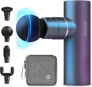 Arboleaf CM20C Portable Handheld Massager with 4 Speeds & Pressure-Adaptive Mode, Compact Travel Massager for Muscle Relief, Lightweight & Quiet for Home & Office Use