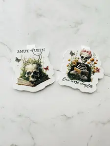 Magnetic Bookmark | Skeleton Theme | Vintage Inspired Bookmarks