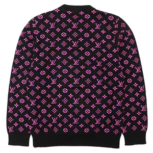 Pre-owned Louis Vuitton Cashmere Small Leather Goods Monogram Wool Sweater