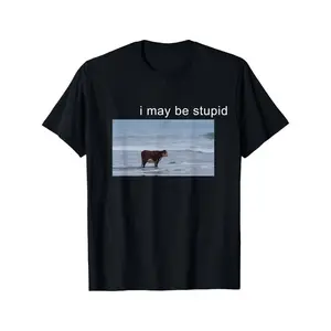 Summer t Shirts [Stupid Cow Meme Funny T-Shirt] I May Be Stupid Cow Meme i may be stupid Funny T-Shirt