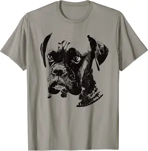 Boxer Dog T-Shirt - Mohamedab Shop 98B07P777SYD