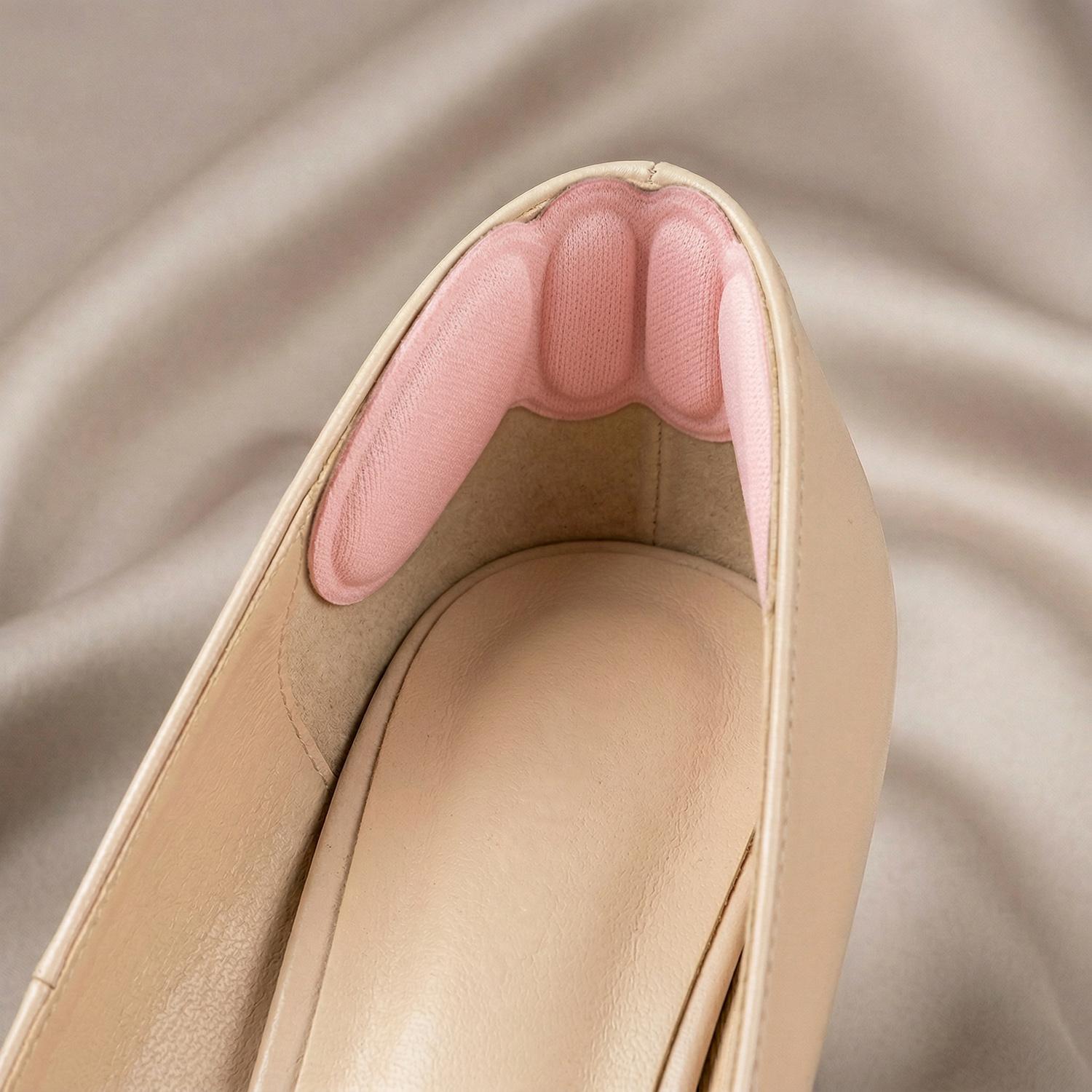 8 Pairs Premium Foam Heel Pads for Shoe that are Too Big Inserts Grips, Back of Heel Cushions Protectors Liner Heel Slip Pads,Blisters, Filler for Loose Shoe Fit