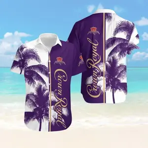Crown Royal Hawaiian Shirt Men Women, Funny Pineapple Hawaiian Shirt Summer, Fruit Lovers, Tropical Style, Sizes S-5XL Top Womenswear