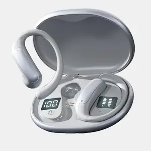 Wireless Earbuds, Sports Bluetooth Headphones, 80Hrs Playtime Ear Buds with LED Power Display, Noise Canceling Headset, IPX5 Waterproof Earphones for Workout/Running