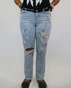 Hand Painted Jeans