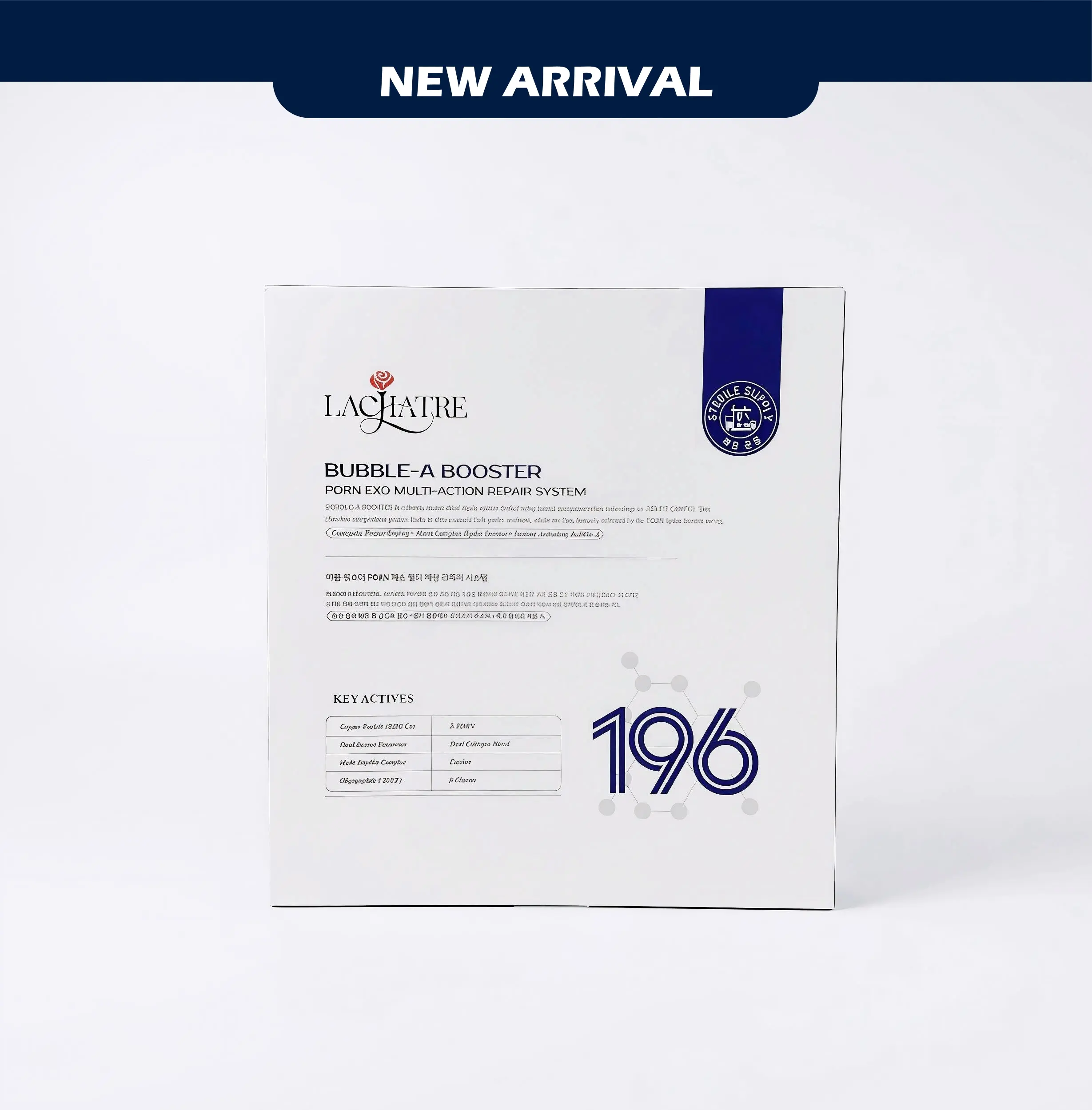 LACHATRE BEAUTY: Bubble-A Booster GHK-Cu Exo-Repair Freeze-Dried Kit - S-PDRN Dual Exosome Anti-Aging Serum for Women Over 30, 5-Pair Salon-Grade Ampoules for Daily Topical Use & At-Home Microneedling Aftercare, Skin Firming & Redness Relief