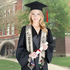 Mexican American Flag Graduation Stole 2026, Mexican Graduation Sash, Mexico Graduation Stole Gift