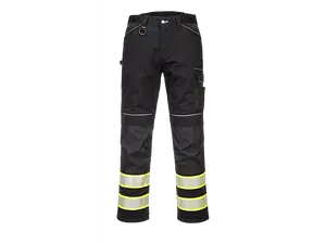 Portwest Menswear Traditional Original Polyester Shell Iona Plus Work Pants - Black, Size 34