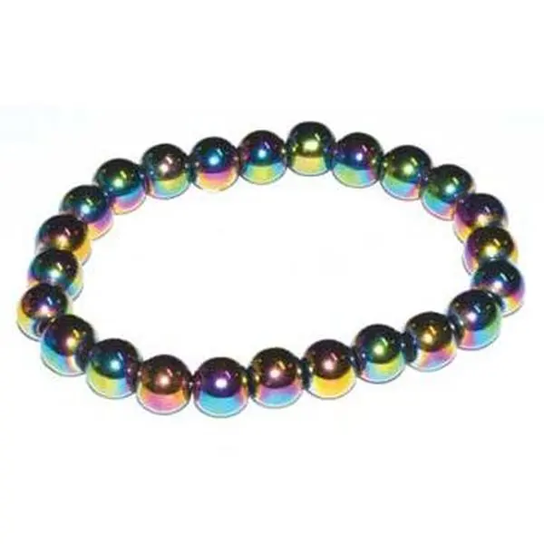 Rainbow Hematite Bracelet 8mm