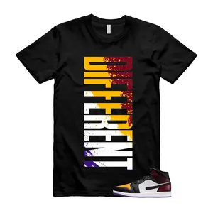 1 LA to Chicago Black White Red Court Purple Yellow Mid T Shirt Match DFRNT