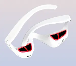 Renewa EyeLift Wearable Under Eye Device 5-Minute Anti-Puff & Brightening Beauty Tool with Red Led Light Wand for Face & Neck Contours