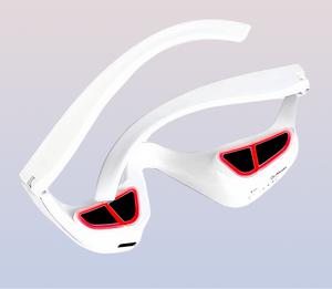 Renewa EyeLift Wearable Under Eye Device 5-Minute Anti-Puff & Brightening Beauty Tool with Red Led Light Wand for Face & Neck Contours