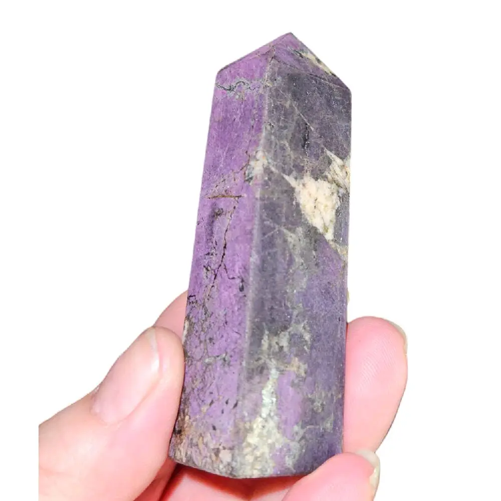 Purpirite Crystal Towers - Shimmery - Home Decor- Purple Crystals