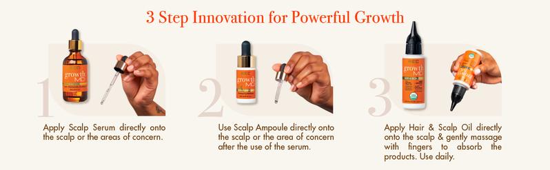 RED BY KISS Growth MD Scalp Ampoule, Hair Growth Strengthening 10X Biotin & Rosemary Oil Infused, 100% Natural Ingredients, USDA Certified Organic Oils Haircare