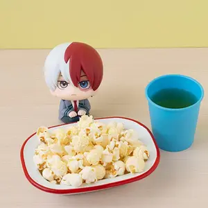 Anime MHA Figure Midoriya Izuku Action Figures PVC Mini Edition Models Cute Todoroki Shouto Figurine Bakugou Katsuki Toys Gifts