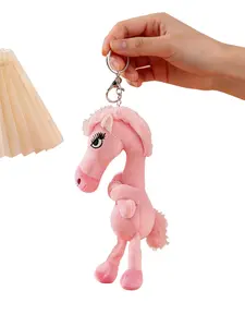 Year of Horse Mascot Plush Keychain Bag Charm, Keychain For Bags, Cute Animal Toy Accessory, Unisex Backpack Decoration, Perfect New Year Gift