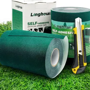 Outdoor Lawn Patch Tape, Realistic Grass Fixing Sticker, Durable Waterproof High Adhesive Non-Frayed Non-Woven Fabric Tape