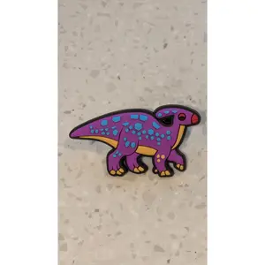 "DINOSAUR" RUBBER PIN