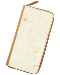 Shyanne Women's Gold Foil Hair-On Wallet - Saho22wt3gld