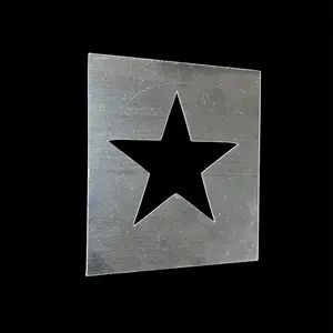 Like A Star Stencil - Hair Design Tool for Temporary & Permanent Hair Color Haircare - Versatile Star Shape Stencil for Creative Hair Art