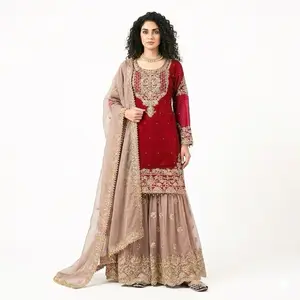 Indian outfits for women, gharara for wedding Womenswear Dress Formal Elegance Traditional